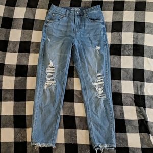 Wild Cable Mom Jeans